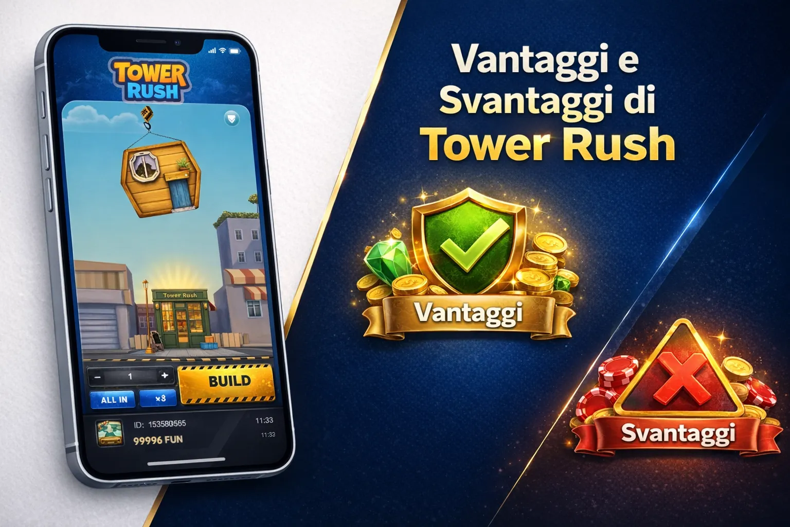Vantaggi e Svantaggi di Tower Rush
